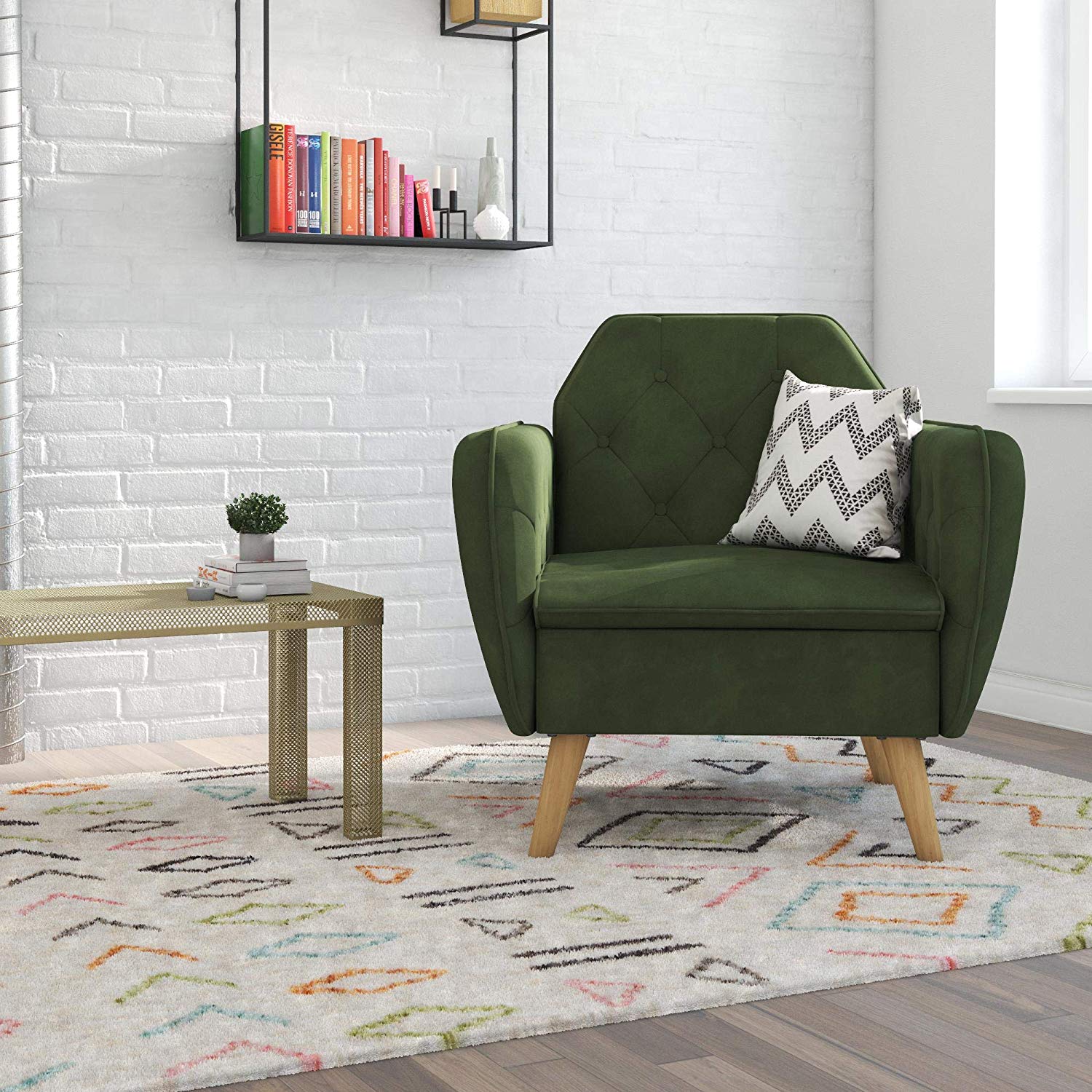 Tallulah Green Foam Chair