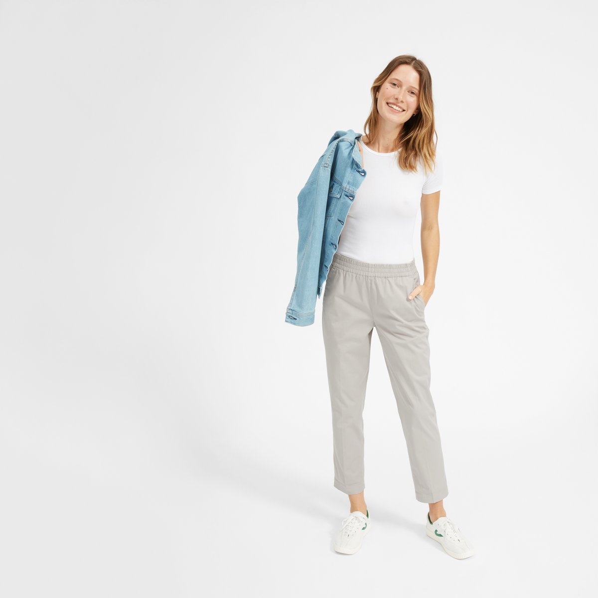travel chinos from everlane 
