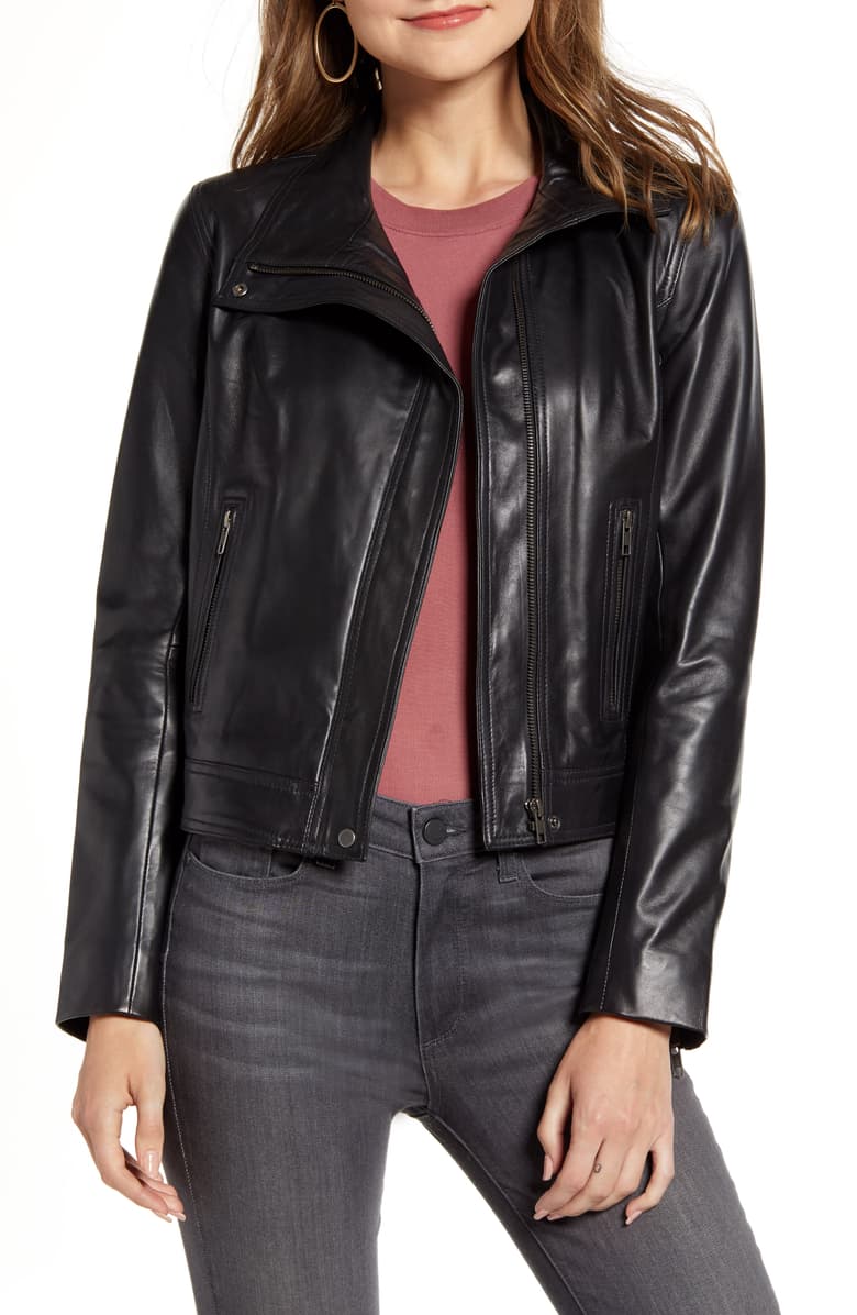 Leather jacket from Nordstrom